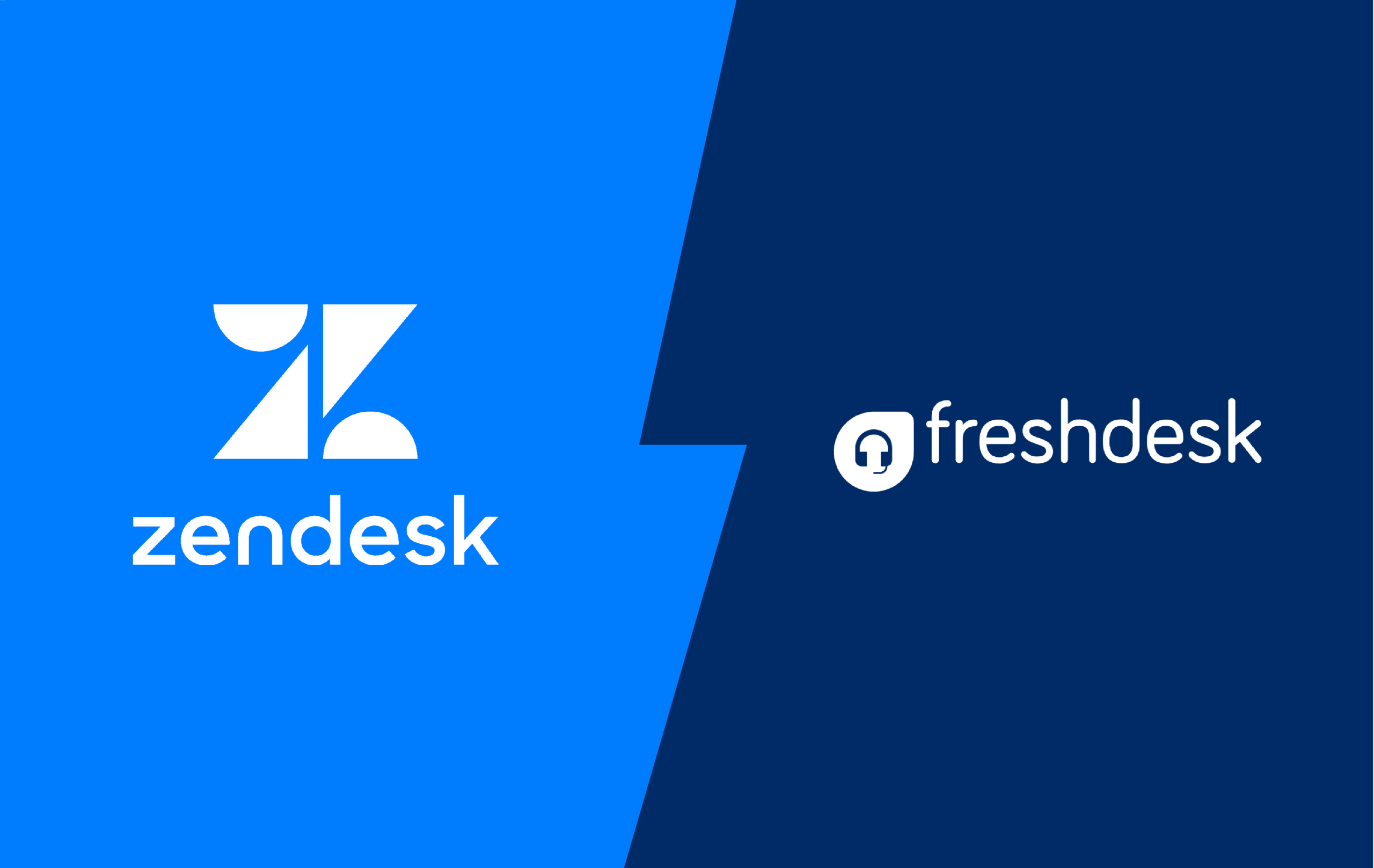 Freshdesk and Zendesk logos