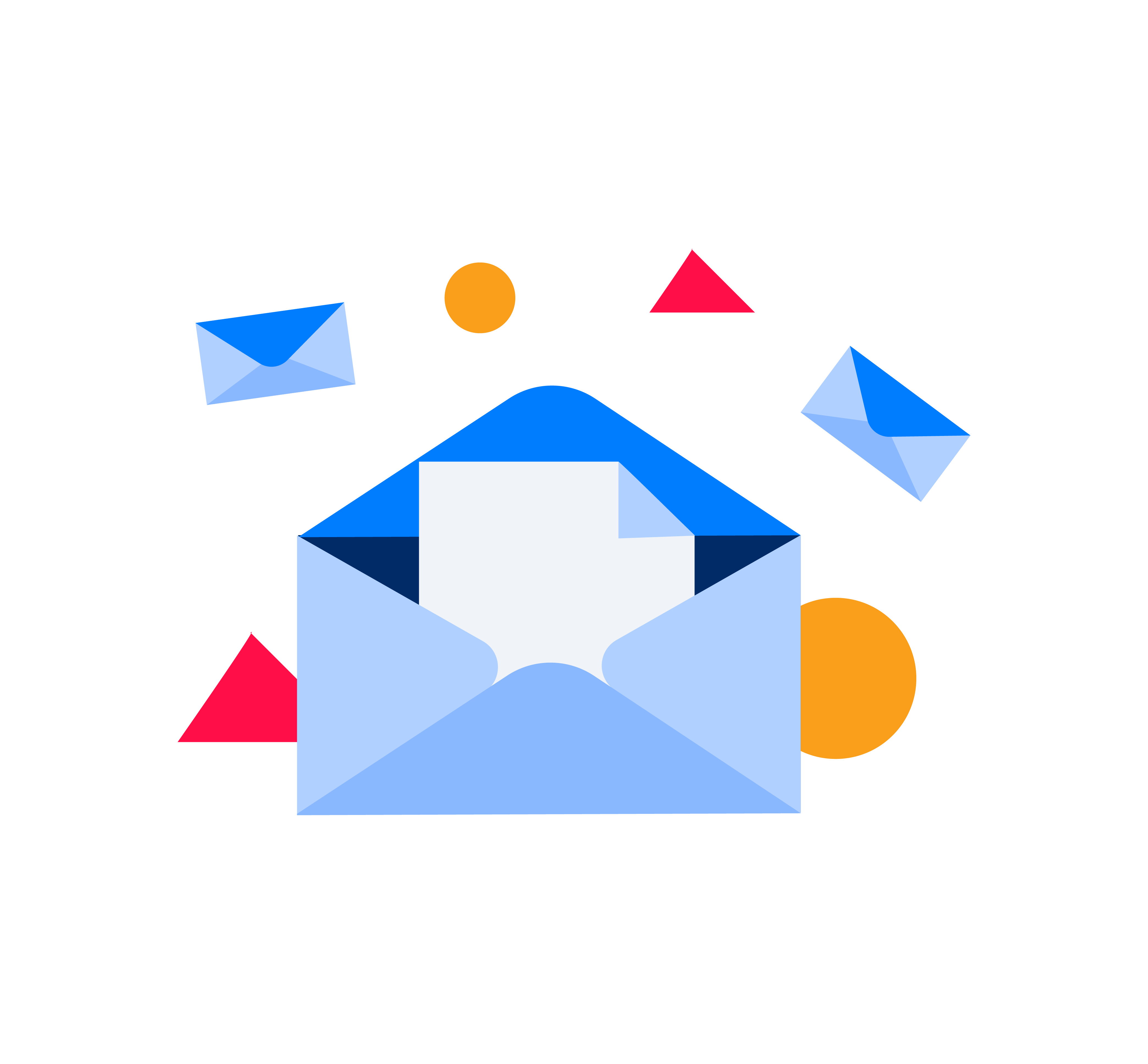 Illustration of emails