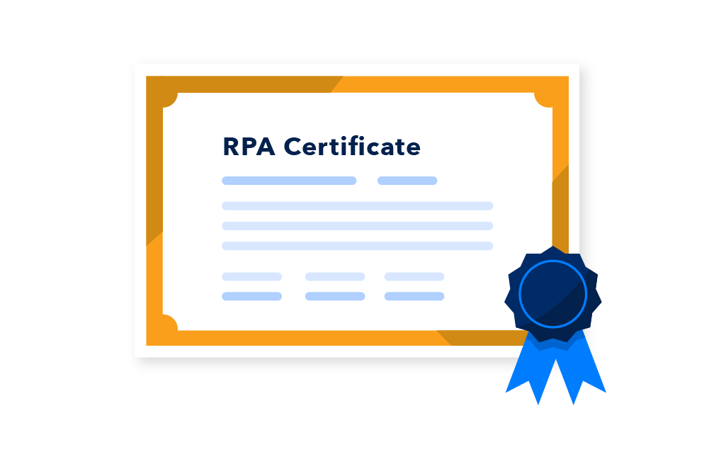 Illustration of an RPA Certificate