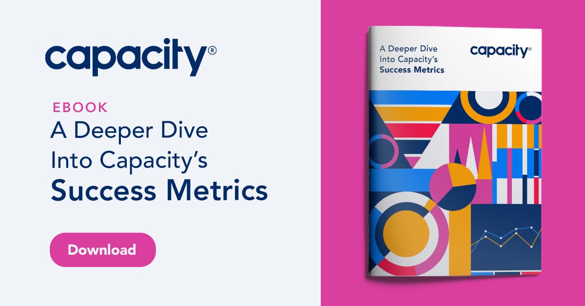 A deeper dive into Capacity's success metrics