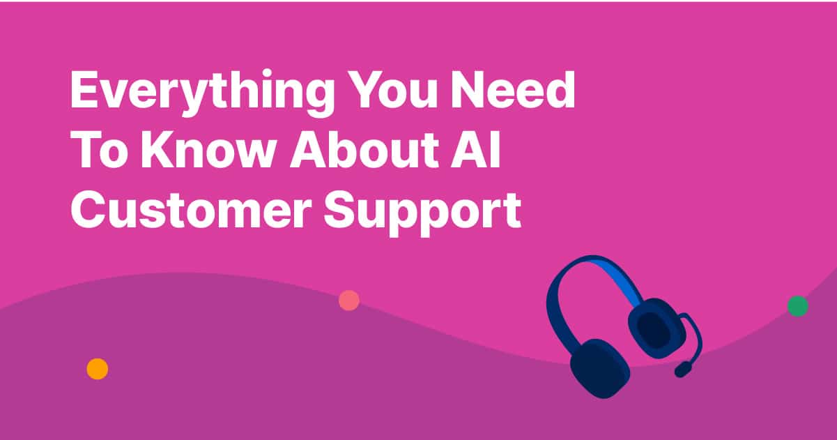 AI customer support header image