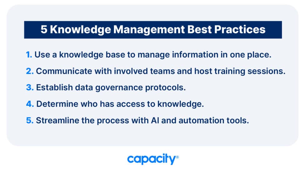 The Complete Knowledge Management Guide - Capacity