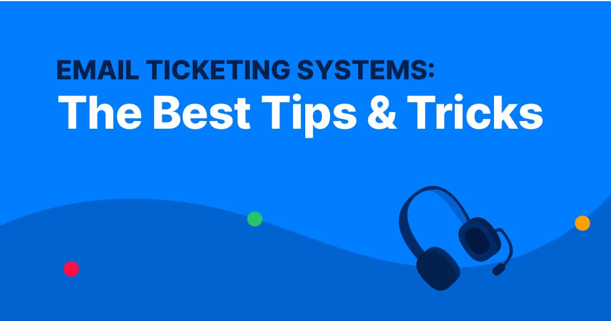 email ticketing system header image