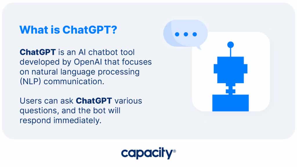Image explaining the definition of ChatGPT.