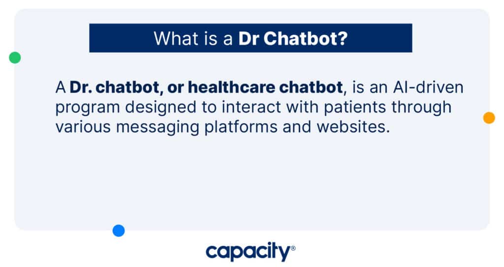 Image showing the definition of a Dr. Chatbot.