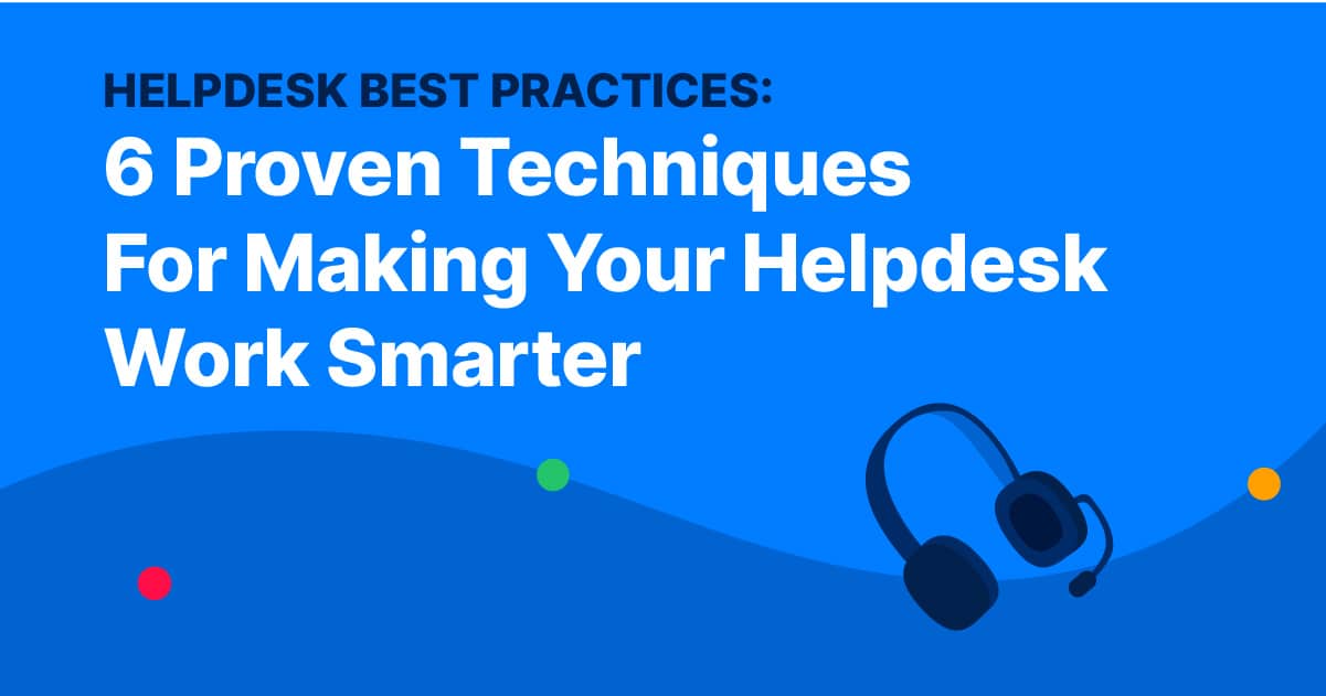Helpdesk best practices - header graphic