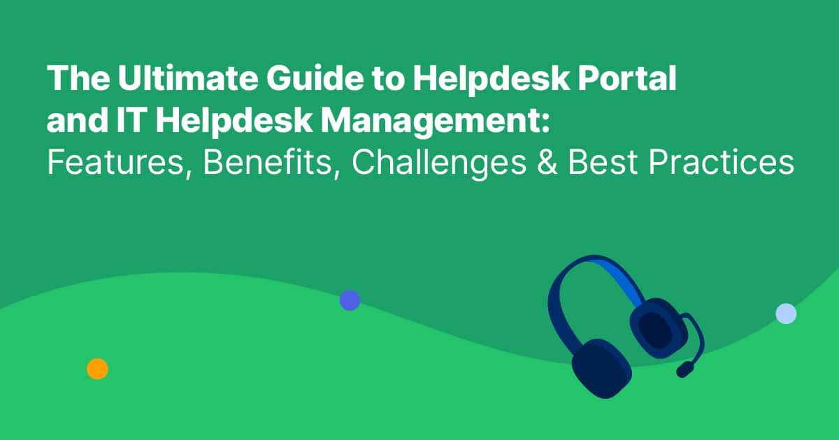 Helpdesk portals header image.