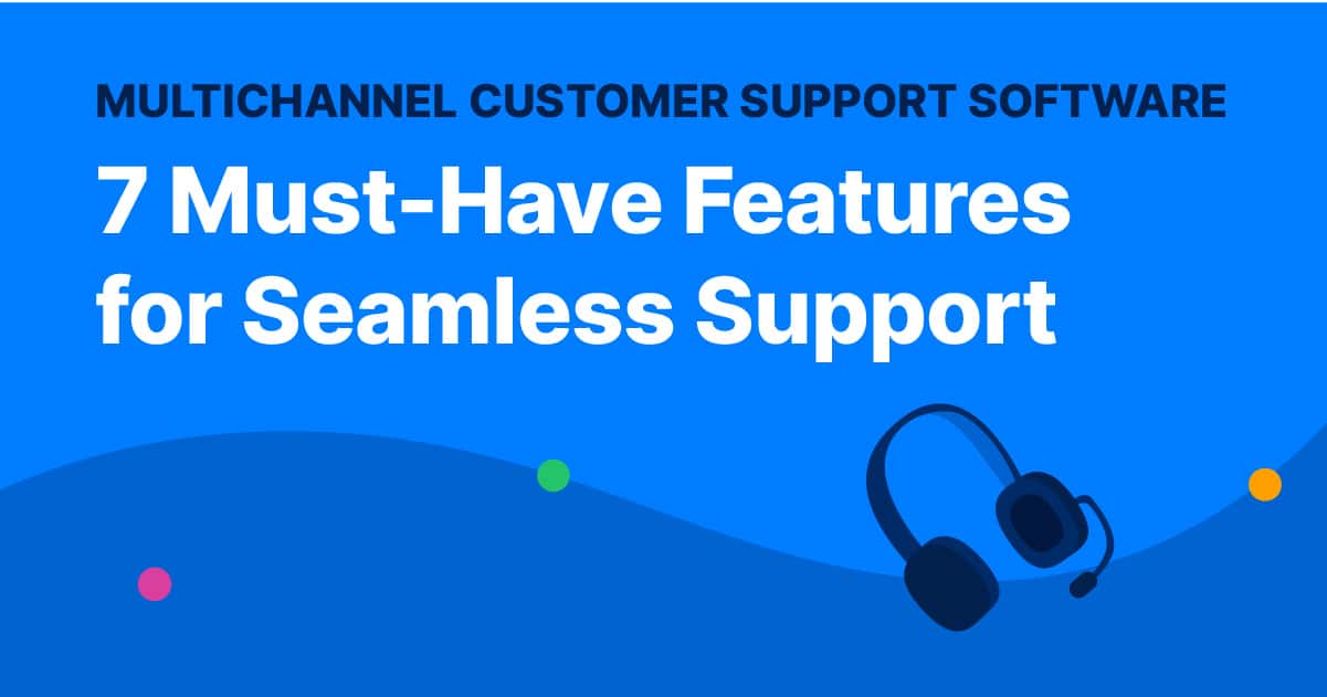 multichannel customer support software header image