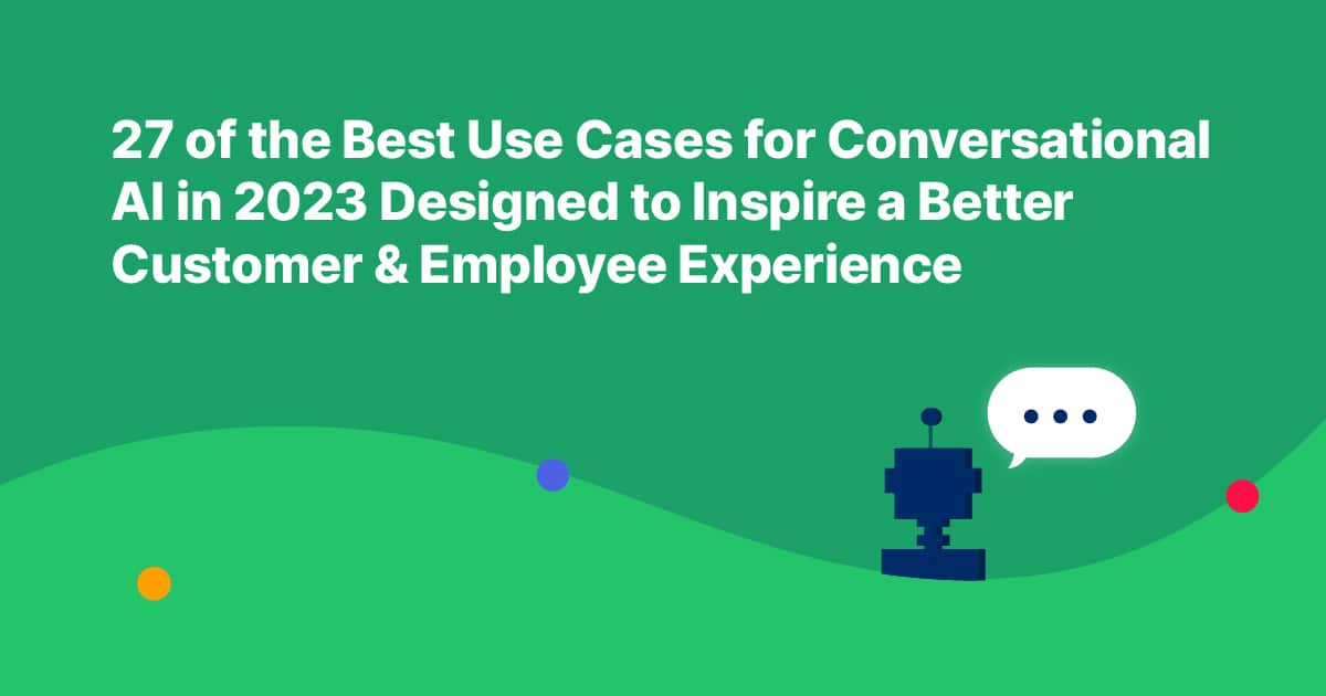 27 Use cases for conversational AI - feature image