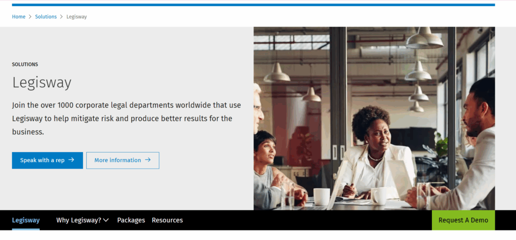 Legisway knowledge management solution for legal teams