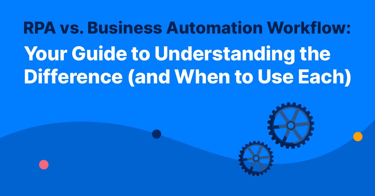 business automation workflow feature
