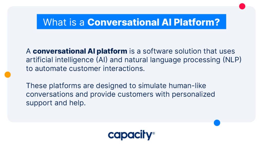 conversational AI platform definition