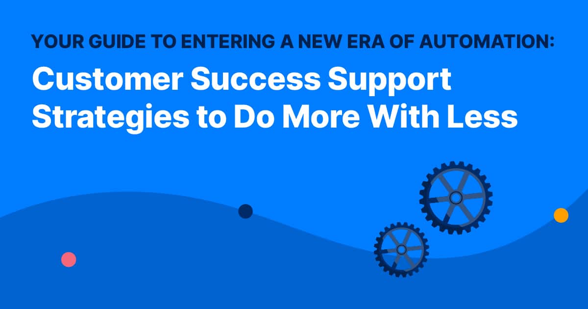 Customer success support header image.