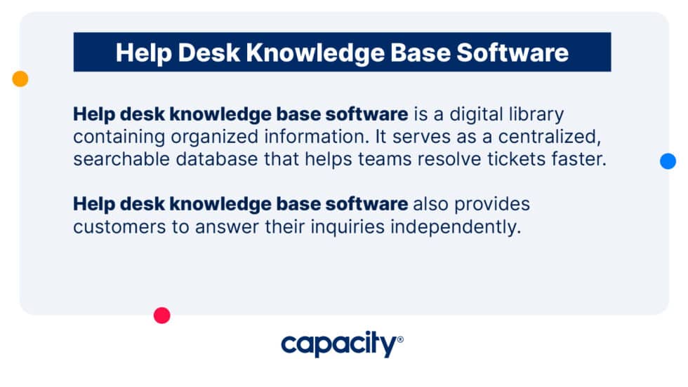 The Ultimate Guide to Help Desk Knowledge Base Software Capacity
