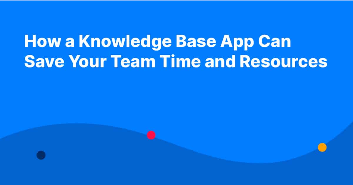 knowledge base app header image