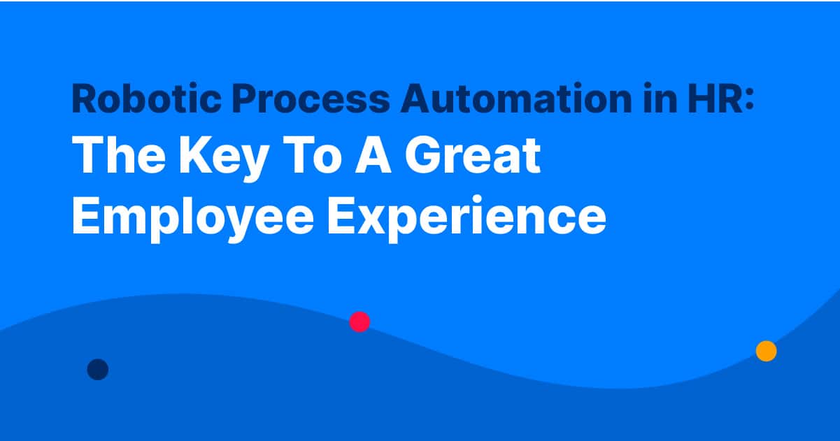 Robotic process automation in HR header image