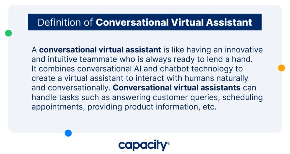 How Conversational Virtual Assistants Automate Business Tasks Top Tips You Can Use Capacity 5757