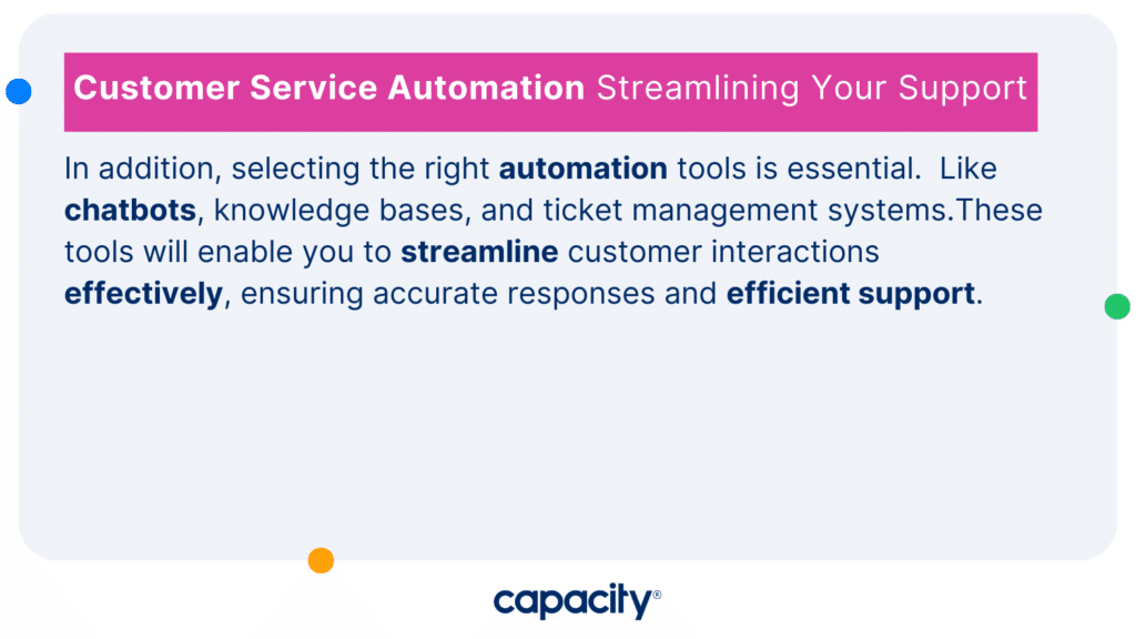 Customer Service Automation: Streamlining Your Support