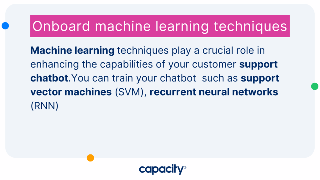 Onboard machine learning techniques