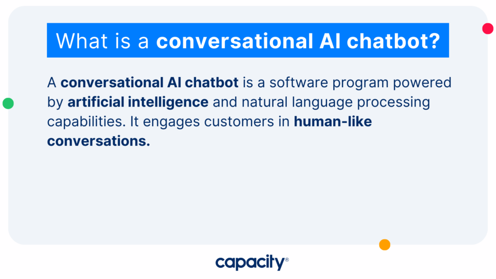 Conversational AI chatbot