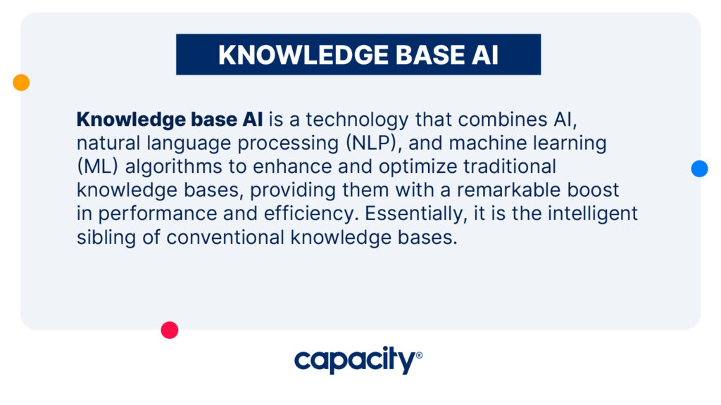 Image showing the definition of knowledge base artificial intelligence.
