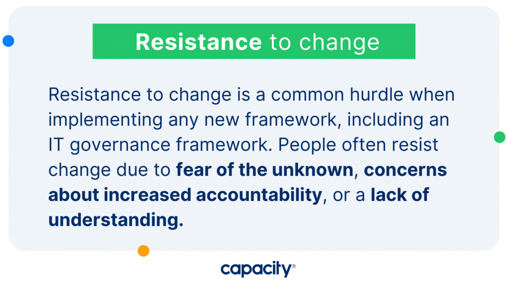 Resistance to change