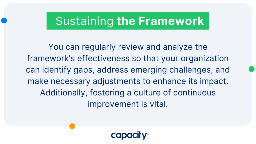 Sustaining the Framework