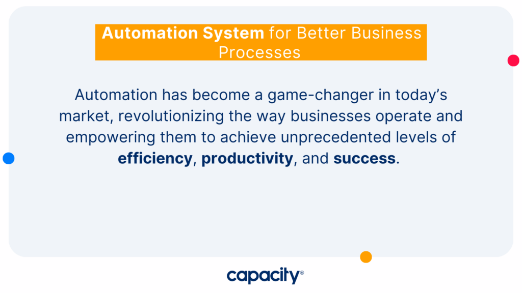 Automation system for better business processes