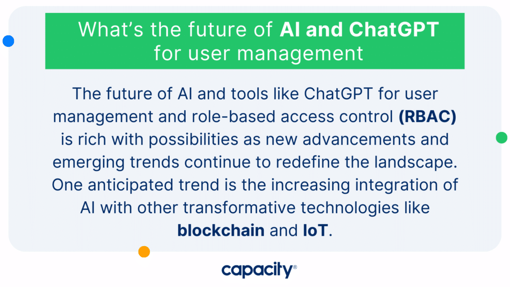 The future of AI and ChatGPT for user management and role-based access control