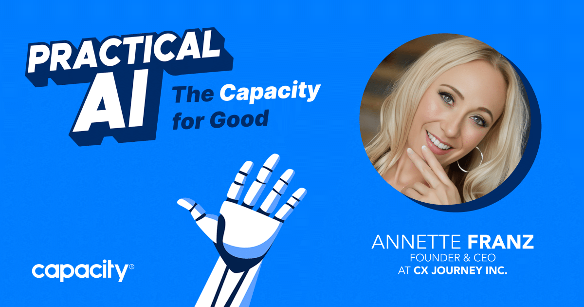 Title Image for Practical AI: The Capacity for Good Episode 5 with Annette Franz