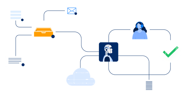 illustration of capacity offering a user the choice of "yes" or "no" to the question "would you recommend this product to a friend" as well as a response from capacity saying "great, how would you rate your overall experience with us today" and then four stars out of five selected