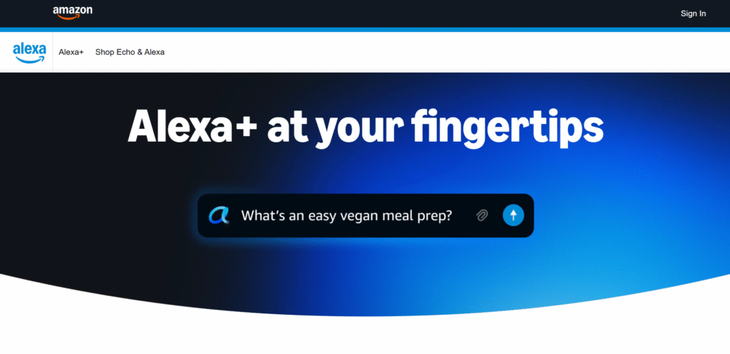 Amazon's Alexa speech recognition example