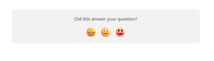 Knowledge base feedback example