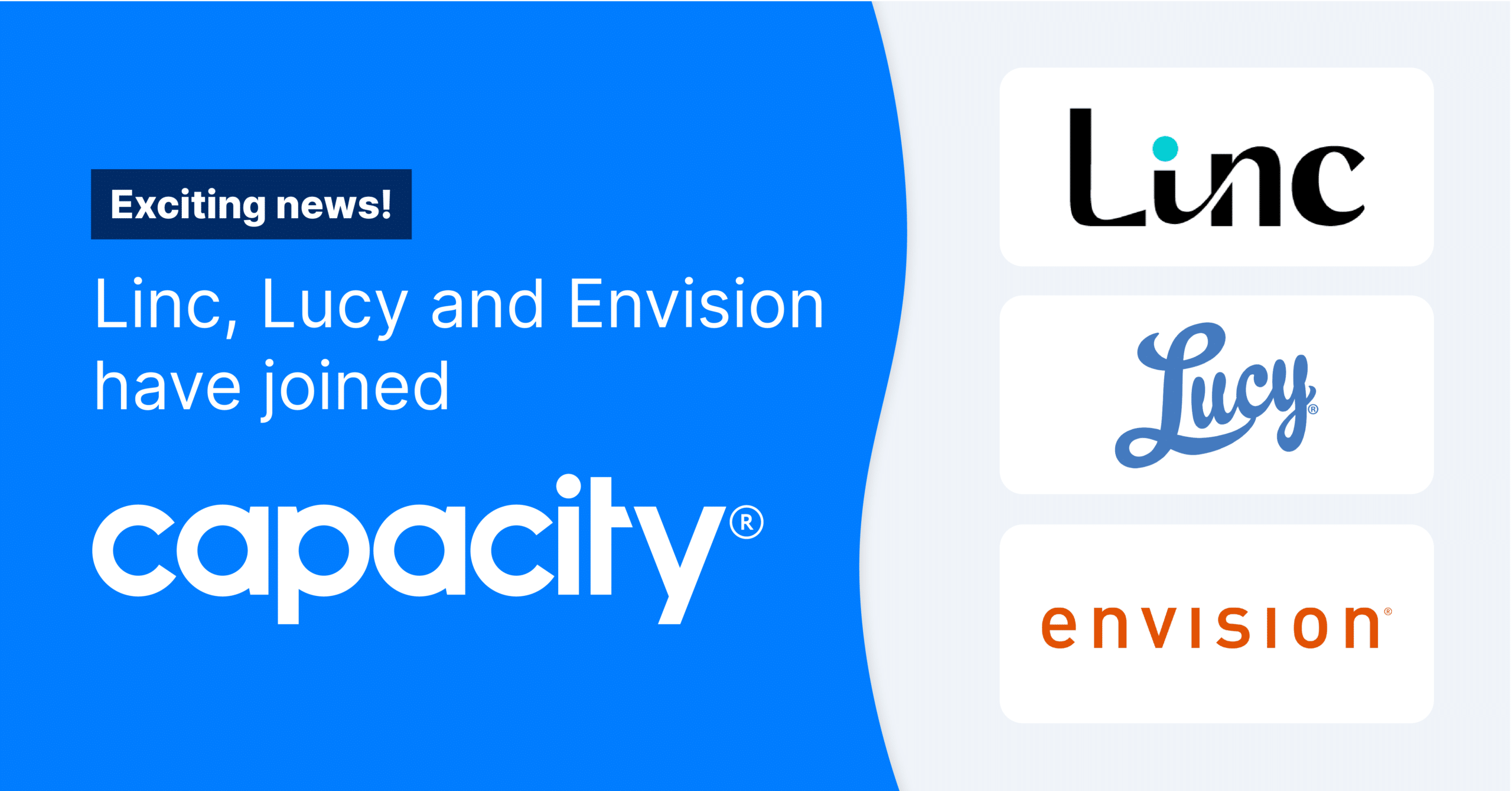 Capacity Acquires Lucy Envision and Linc