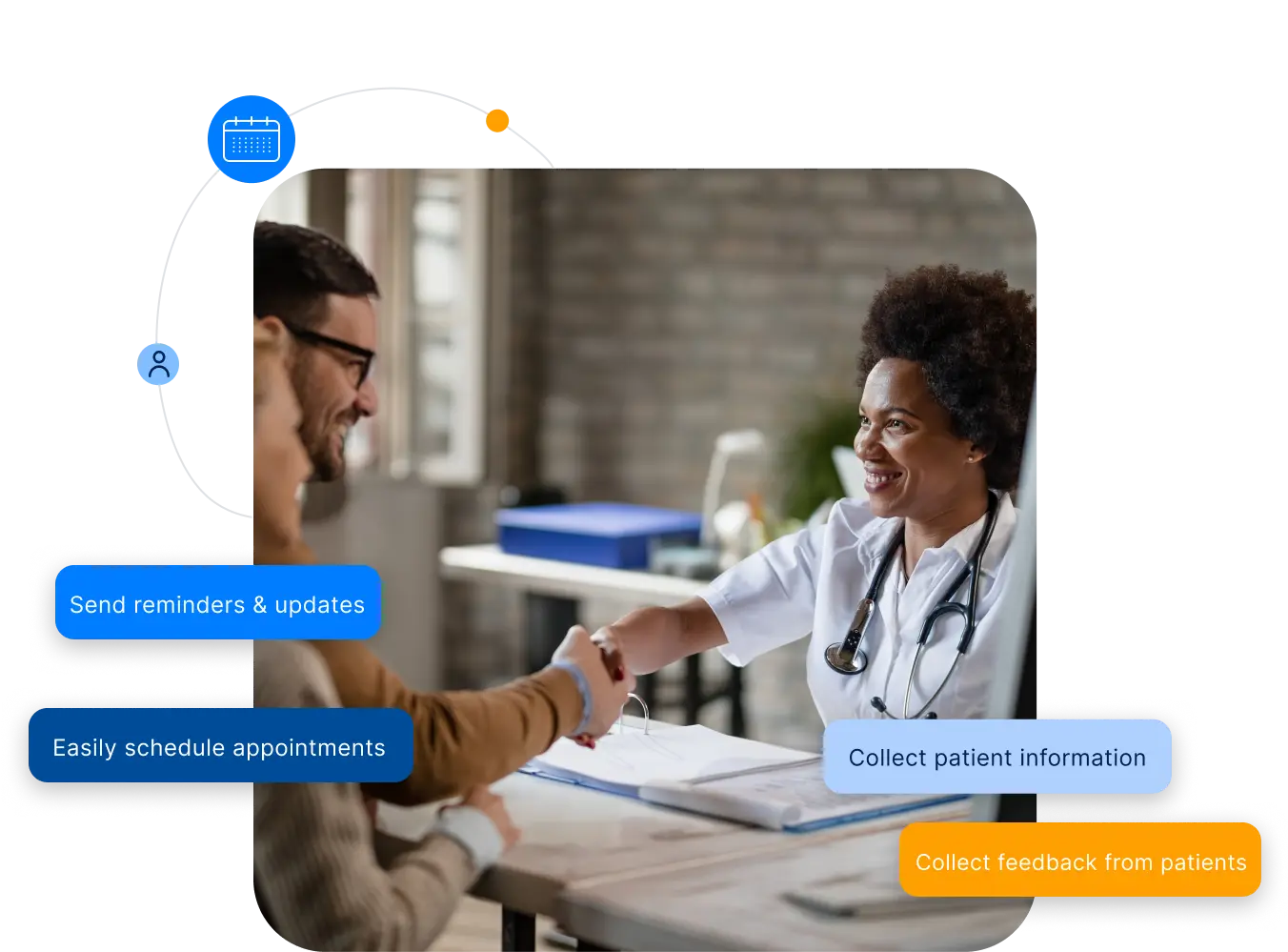 An illustration that shows how Capacity only enables the right team members to see certain information.