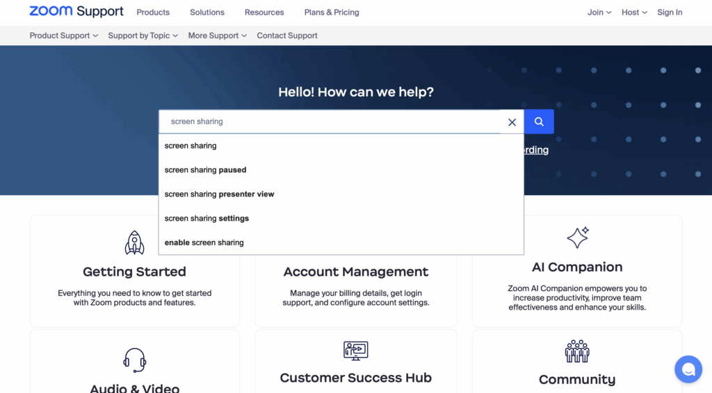 how zoom improves their external knowledge base with AI