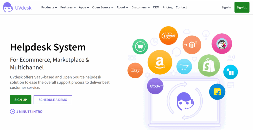 UVdesk open source help desk platform