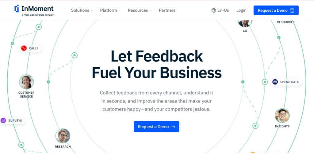 InMoment feedback collection tool