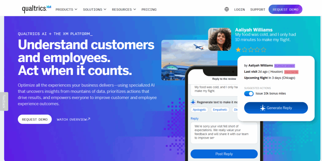 Qualtrics XM platform