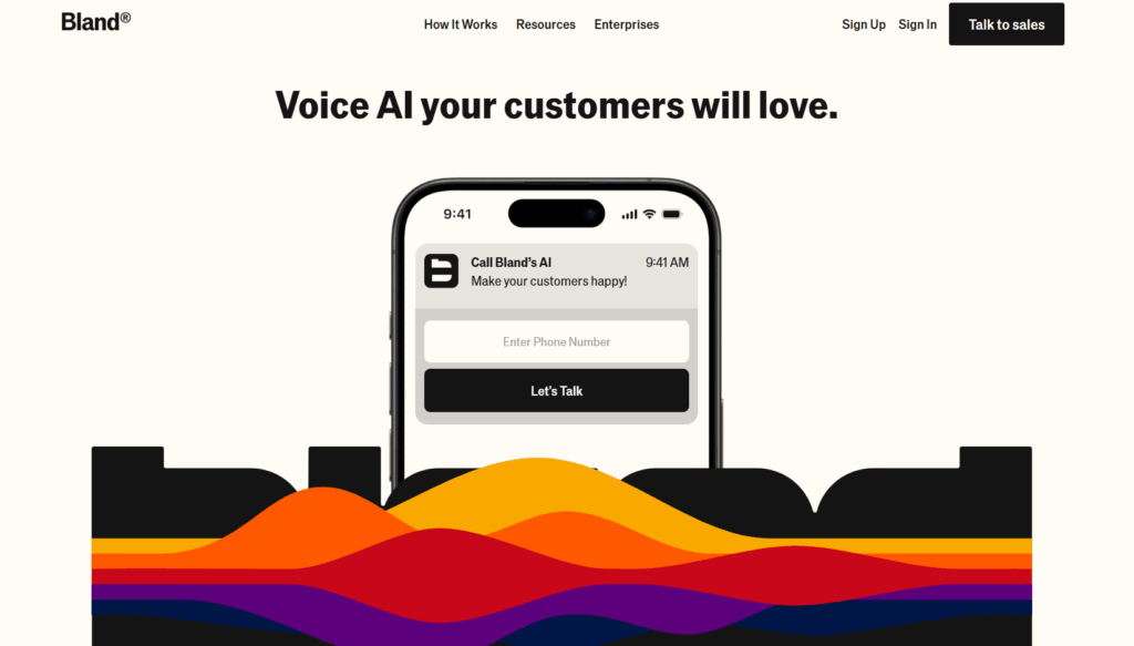 Bland AI voice agents