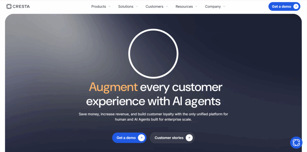 Cresta AI-powered business solution