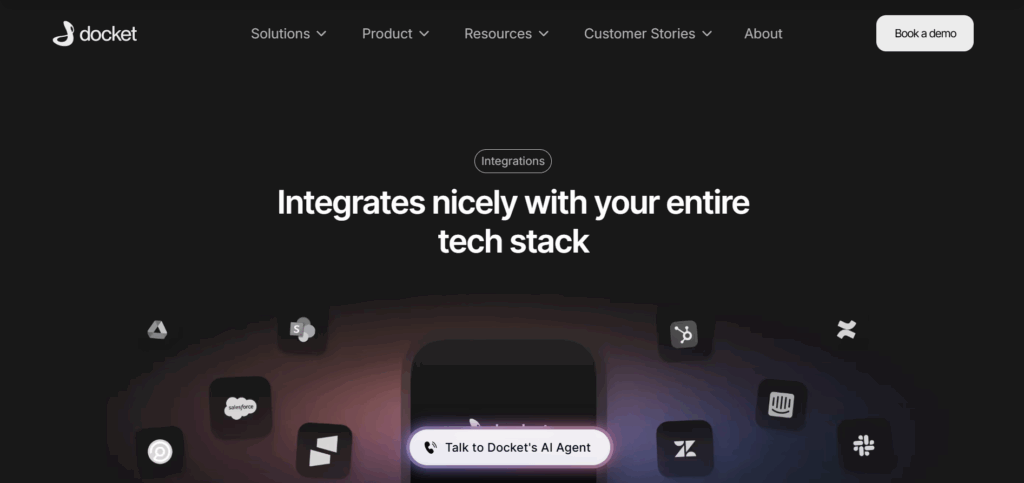 Docket knowledge management system