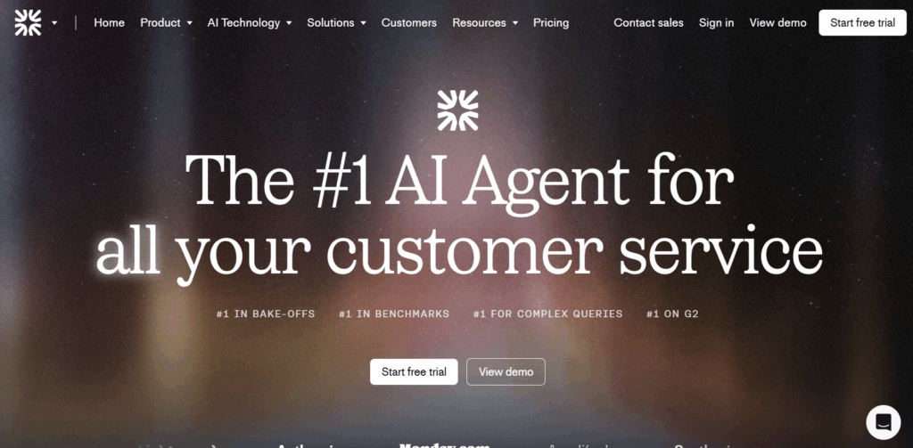 Intercom Fin AI chatbot