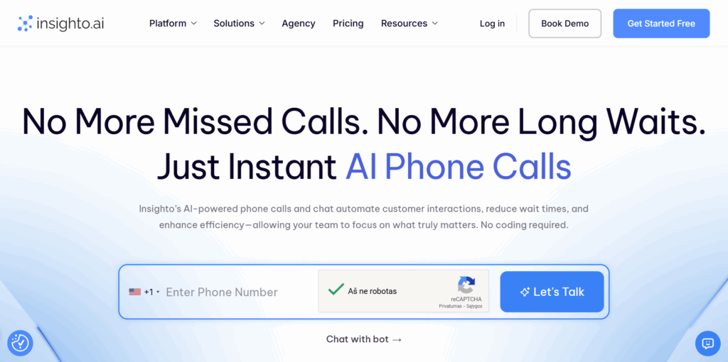 Insighto.AI AI-powered customer support