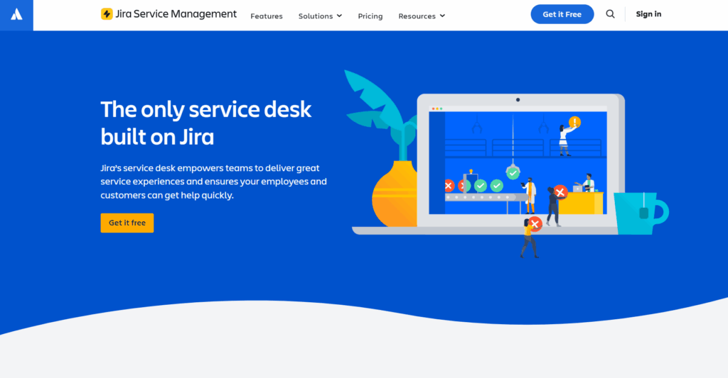Jira Service Desk helpdesk solution