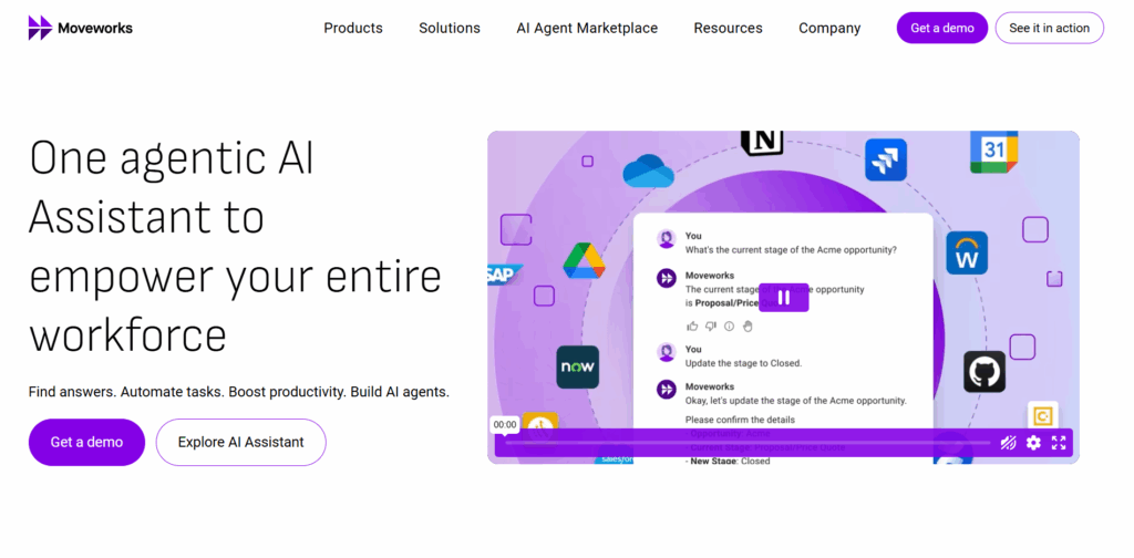 Moveworks AI agentic platform