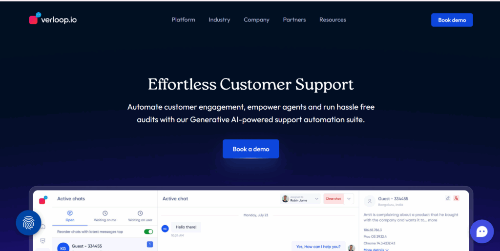 Verloop.io agentic platform