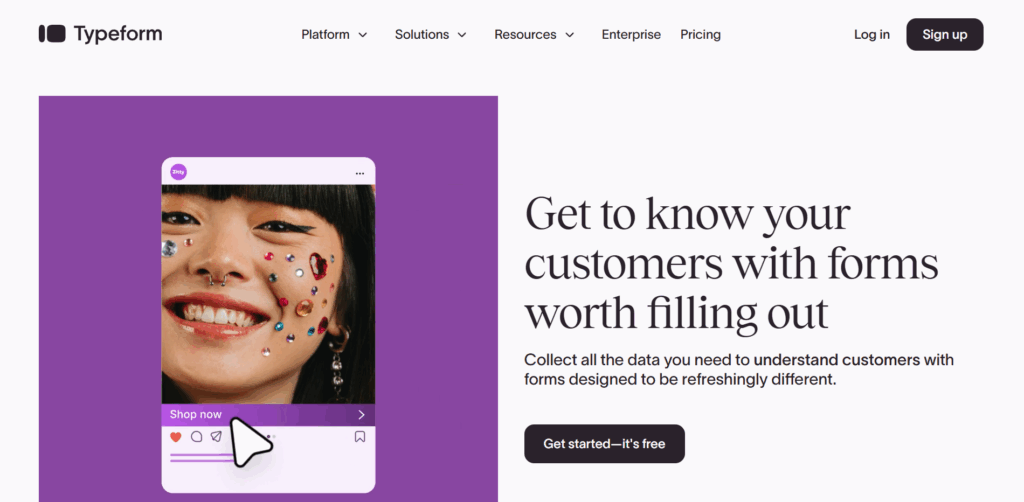 Typeform lead capture