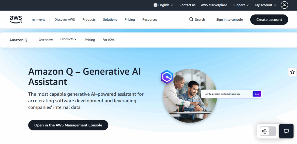 Amazon Q AI assistant