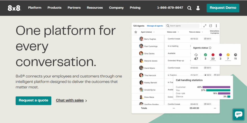 8x8 conversational AI platform